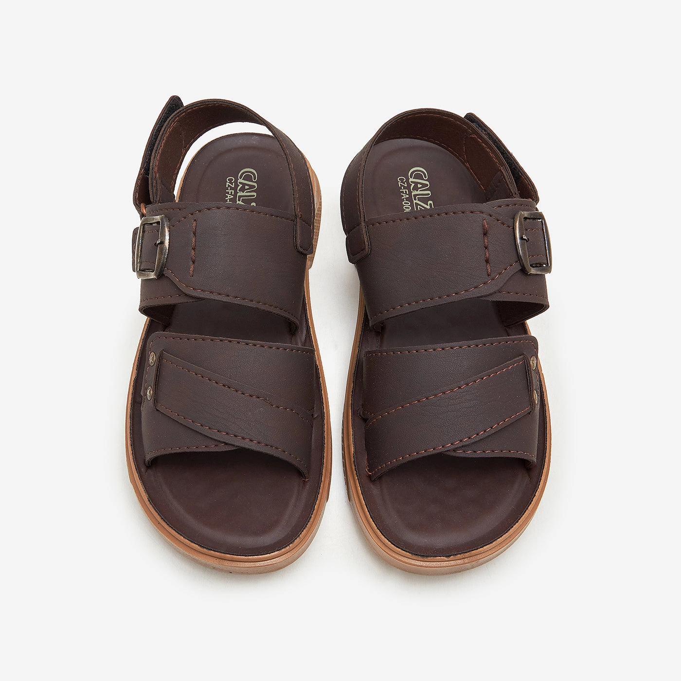 Leather Walking Sandals Men's Padded Sandals