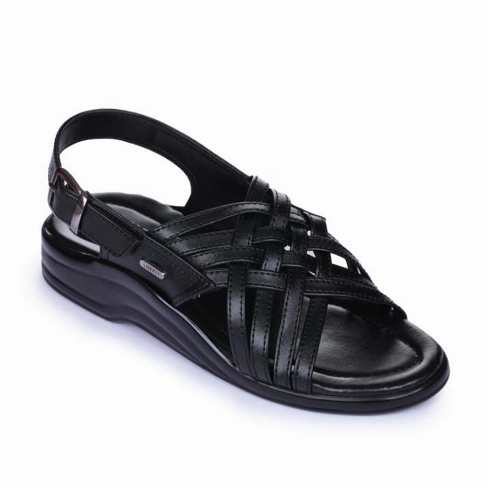 Coolers Formal (Black) Sandals For Men 7123-84 By Liberty Chinese Sandals