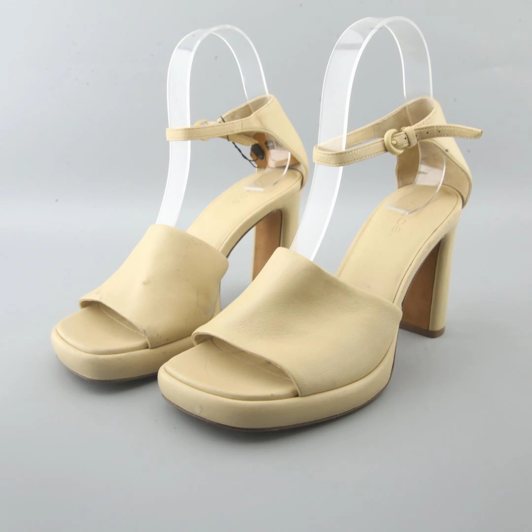 Leather Heel Boots Knee High VINCE. AMARA