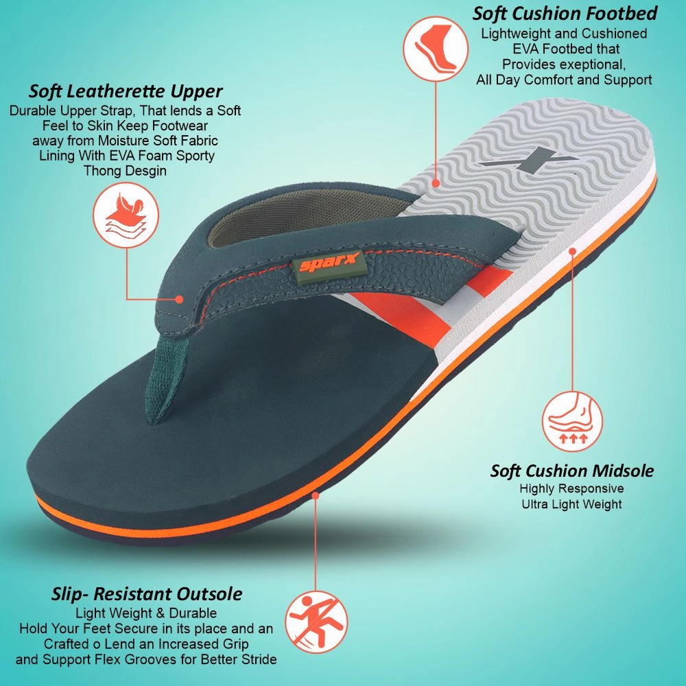 Eric Michael Sandals Flip Flops for Men SFG 619