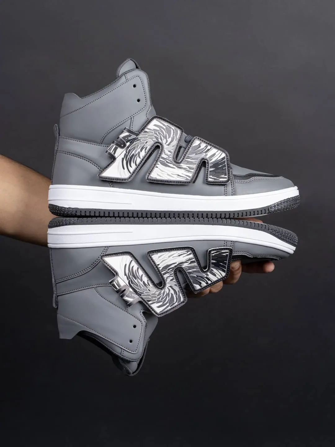 Bacca Bucci High-Top PATCH-PLAY Men's Sneakers Casual Plantar Fasciitis Shoes