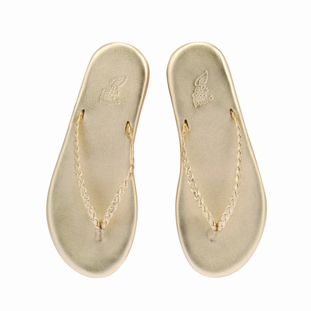 Plage All Platinum Sandals To Wear With Maxi Dress