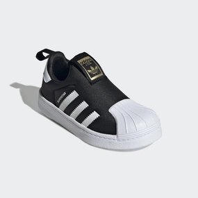 SUPERSTAR 360 SHOES - Core Black / Cloud White / Gold Metallic Adidas Cheer Shoes