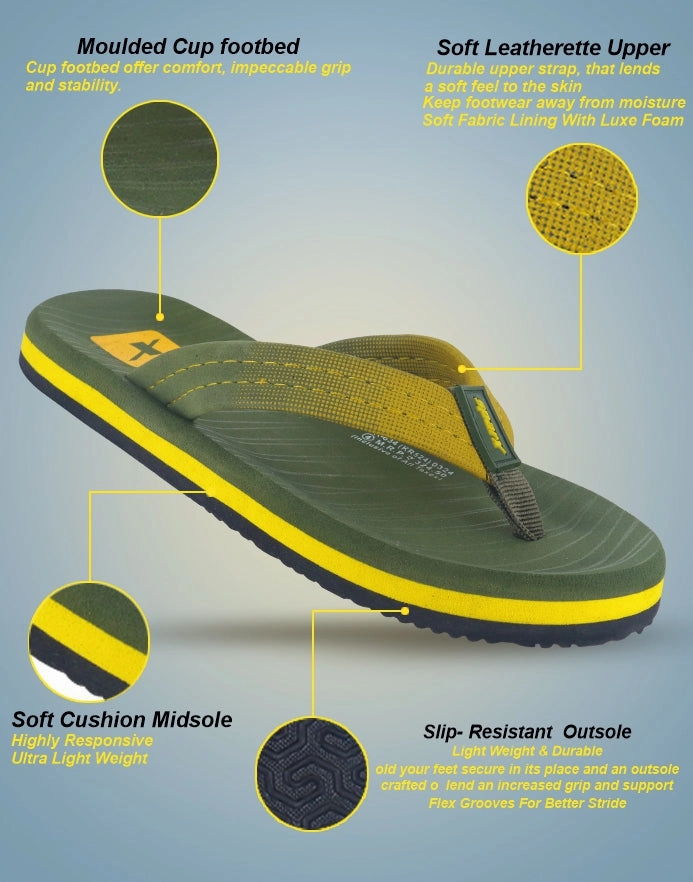 Shoes And Slippers For Plantar Fasciitis Flip Flops for Kids SFK 634
