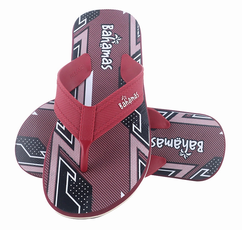 Flip Flops for Men BHG 218 Leather Sandals Strappy