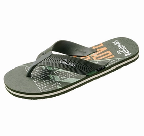 Flip Flops for Men BHG 270 Wedge Strappy Sandals