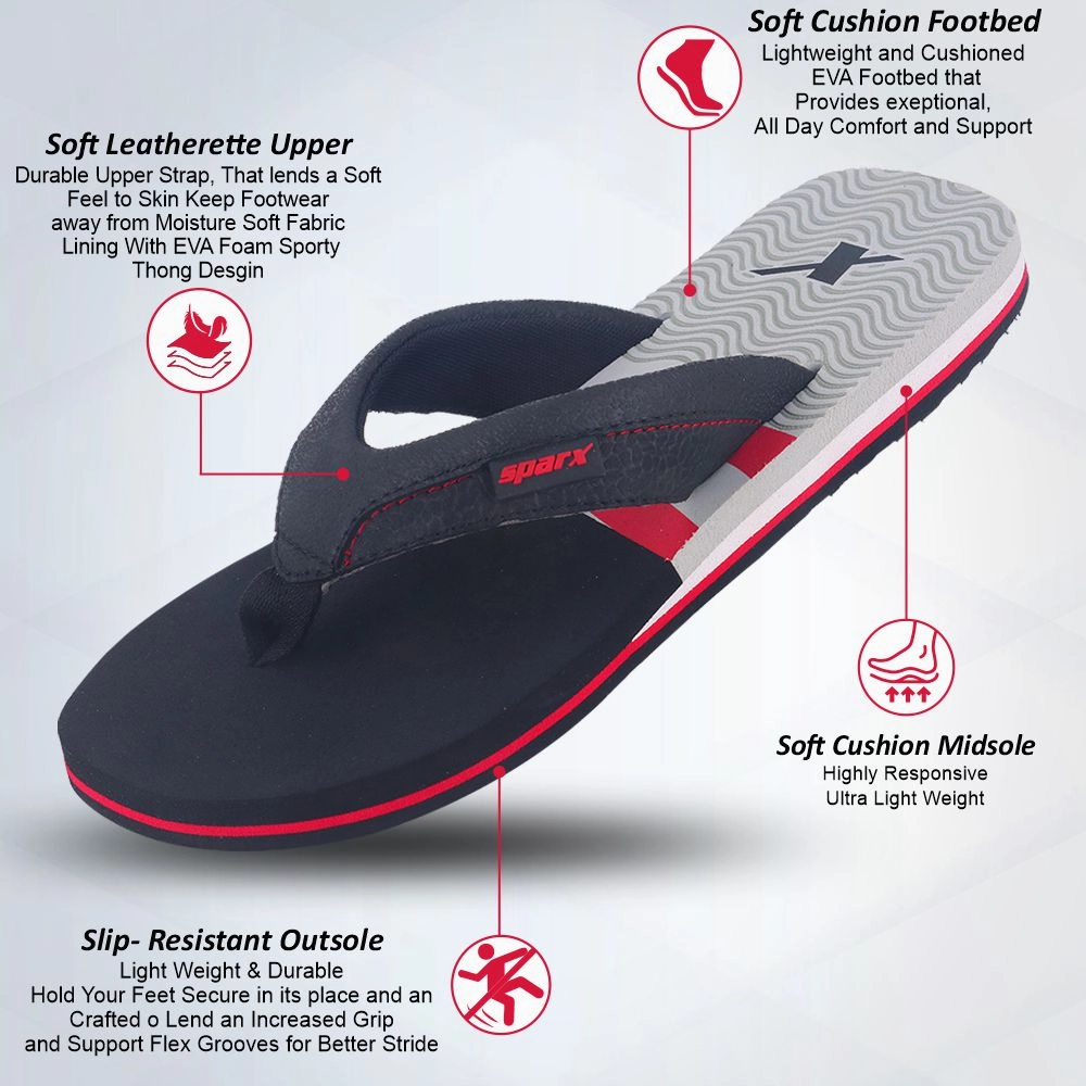 Flip Flops for Men SFG 619 Support Sandals