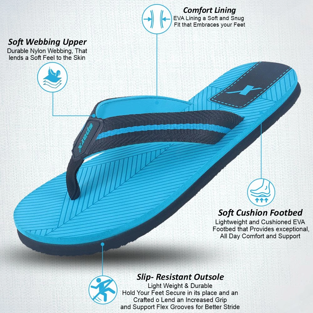 Flip Flops for Men SFG 640 Sandals Dunn's River Jamaica