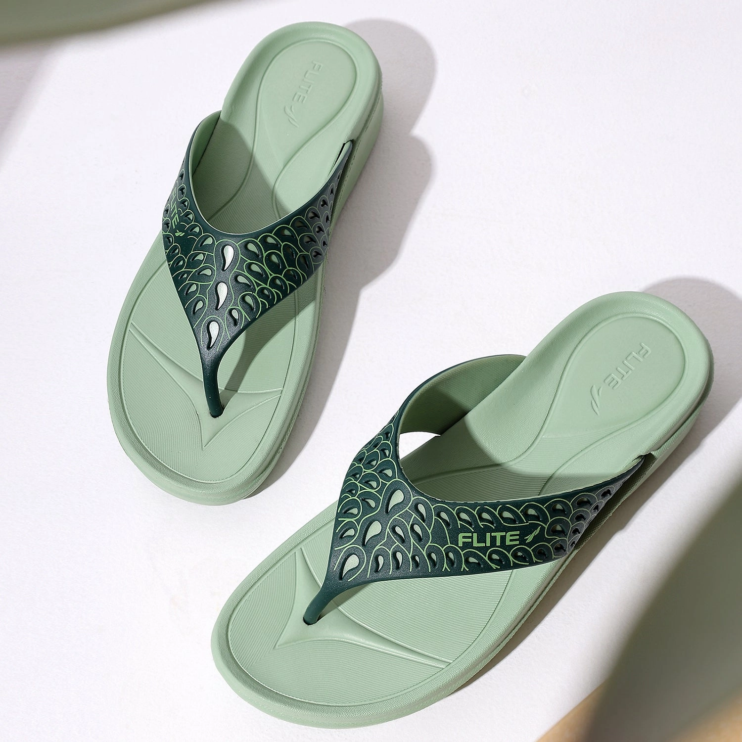 Platform Leather Sandals Flip-flops For Women FL 449