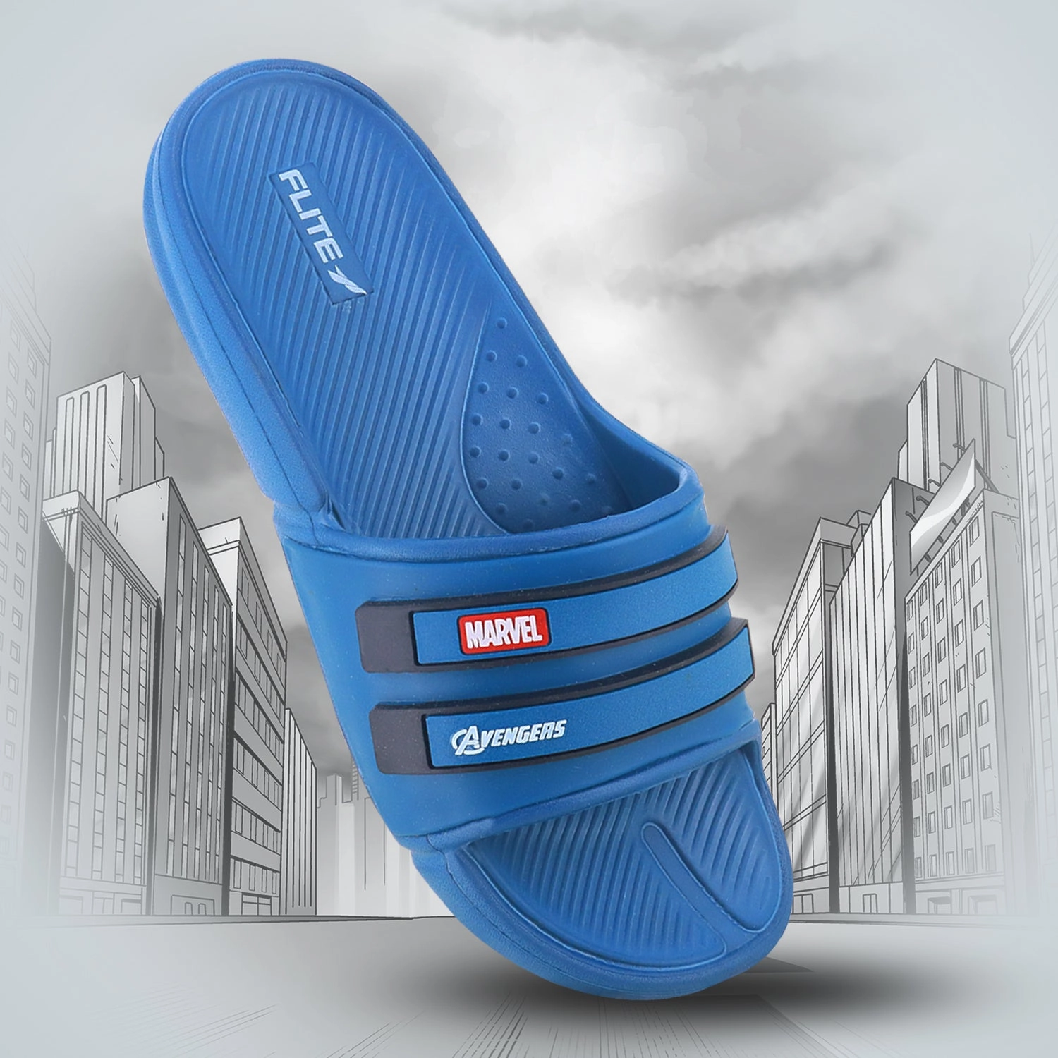 FLITE Slip-Ons for Mens FL 3005 Vibrating Massage Slippers