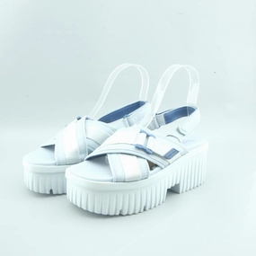 High Heel Slippers With Fur FRANCO SARTO INDIGO