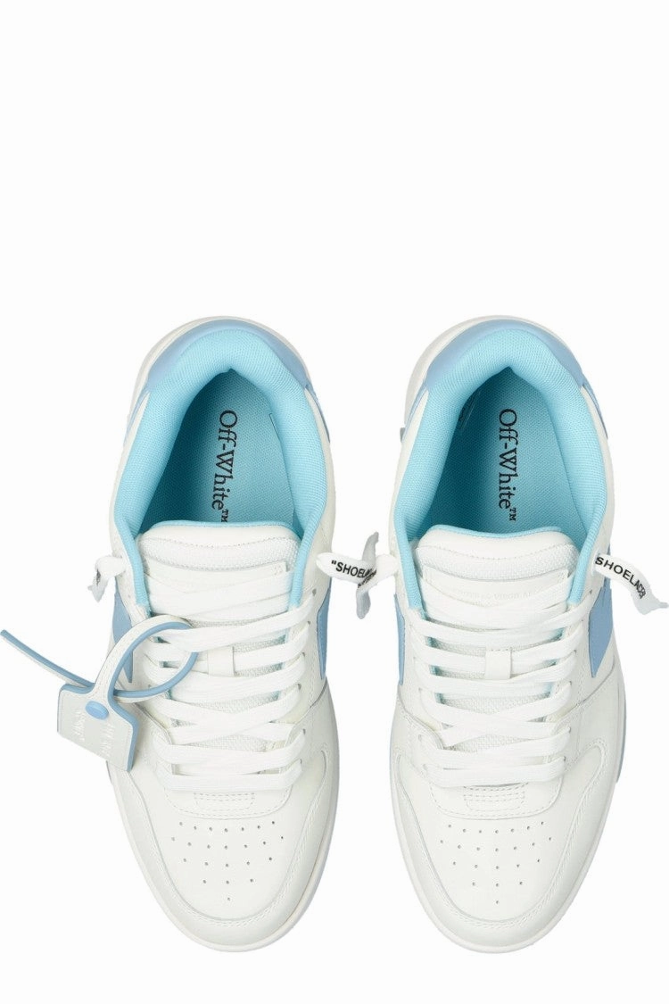 Out Of Office Sneakers ?C White And Blue Tennis Court Sneakers