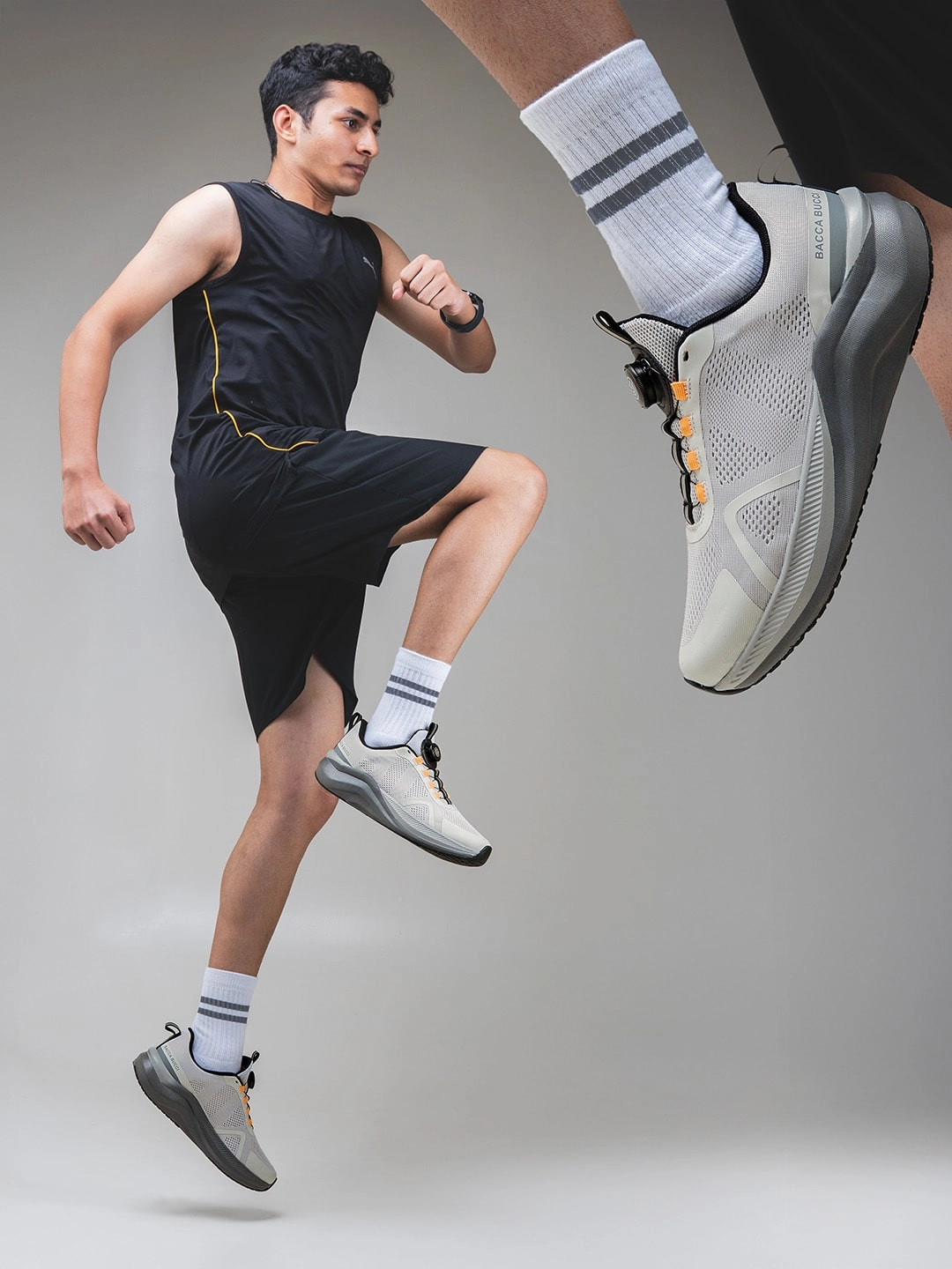 Casual Daily Use Shoes Bacca Bucci ION Glide  Sports Shoes with Rotary Lacing