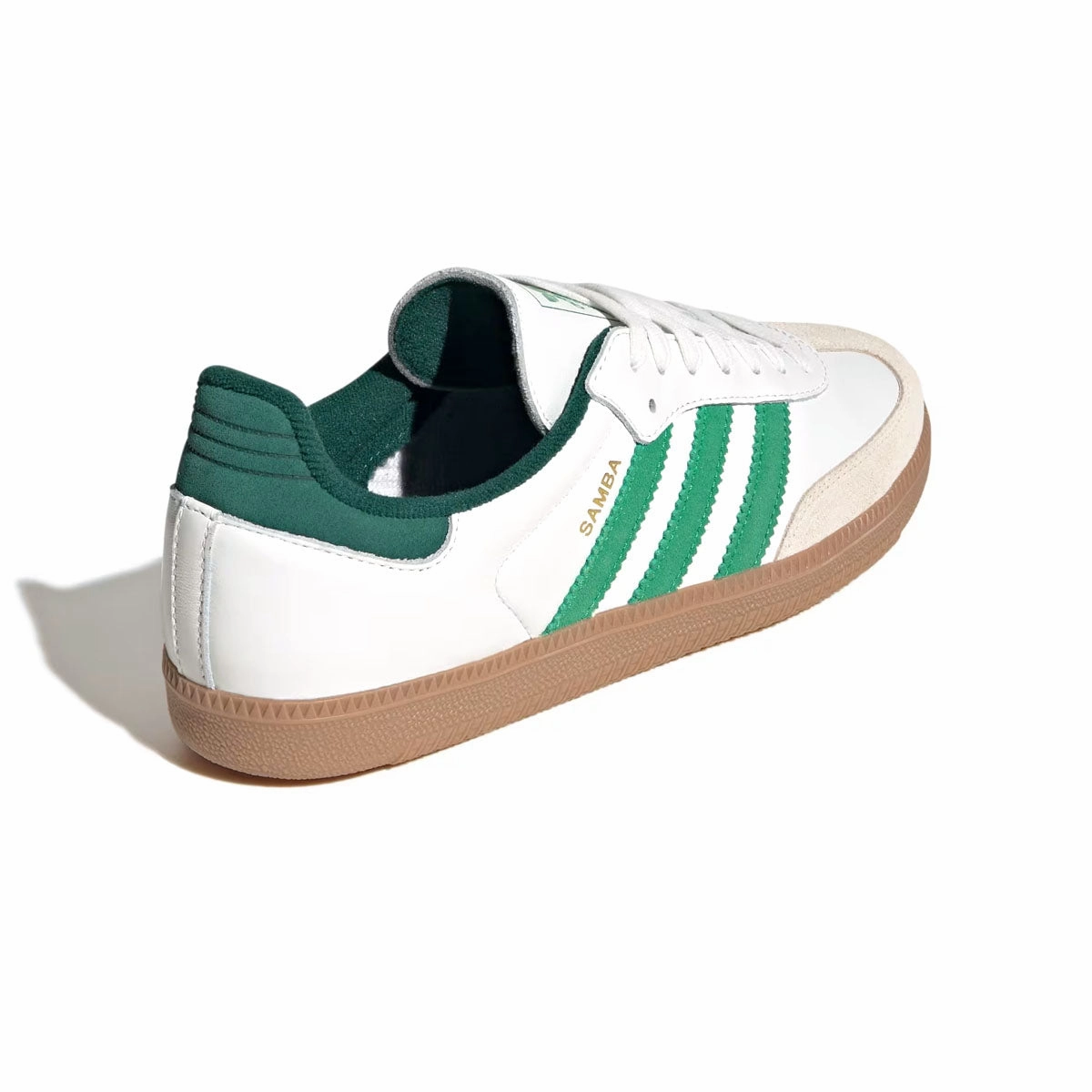 Samba OG 'Core White Green' Customize Adidas Shoes