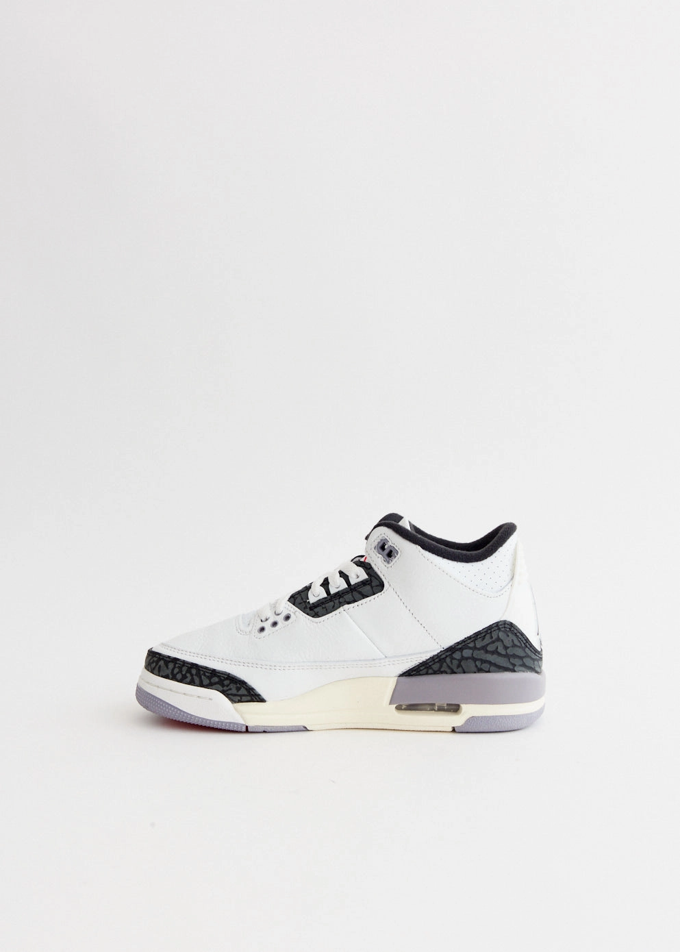 Air Jordan 3 Retro 'Cement Grey' Sneakers (GS) Wide Toddler Sneakers
