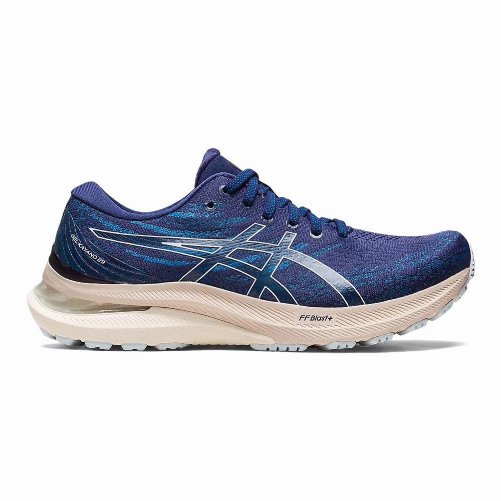 Women's Asics Gel-Kayano 29, Indigo Blue/Sky, 6 B Medium Asics Running Shoes Size 10.5