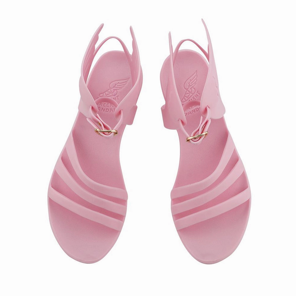Ikaria Pale Pink Peep Toe Shoes Sandals