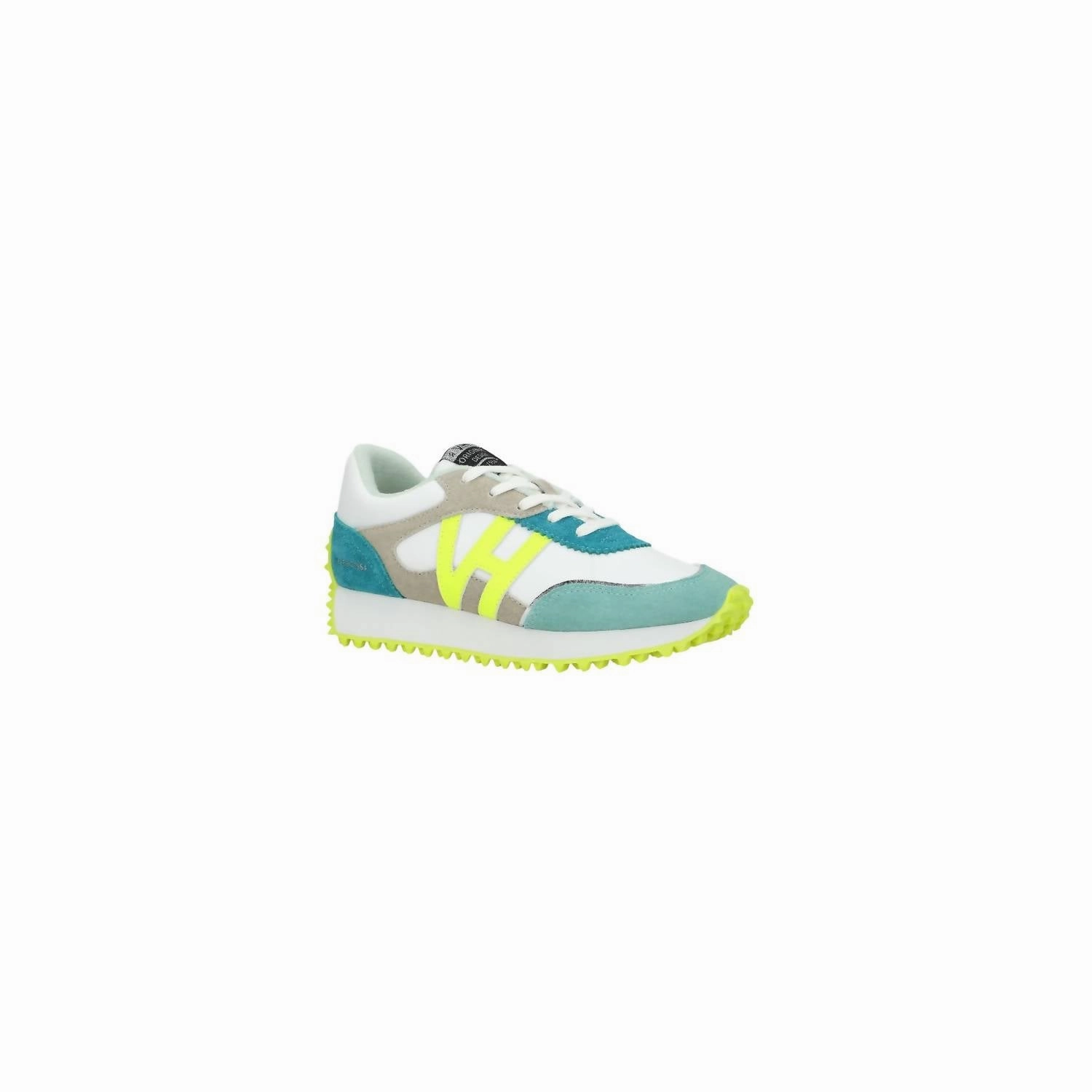 Women's Cosmic 5 Sneakers In Neon Yellow Vintage Havana Platform Sneakers