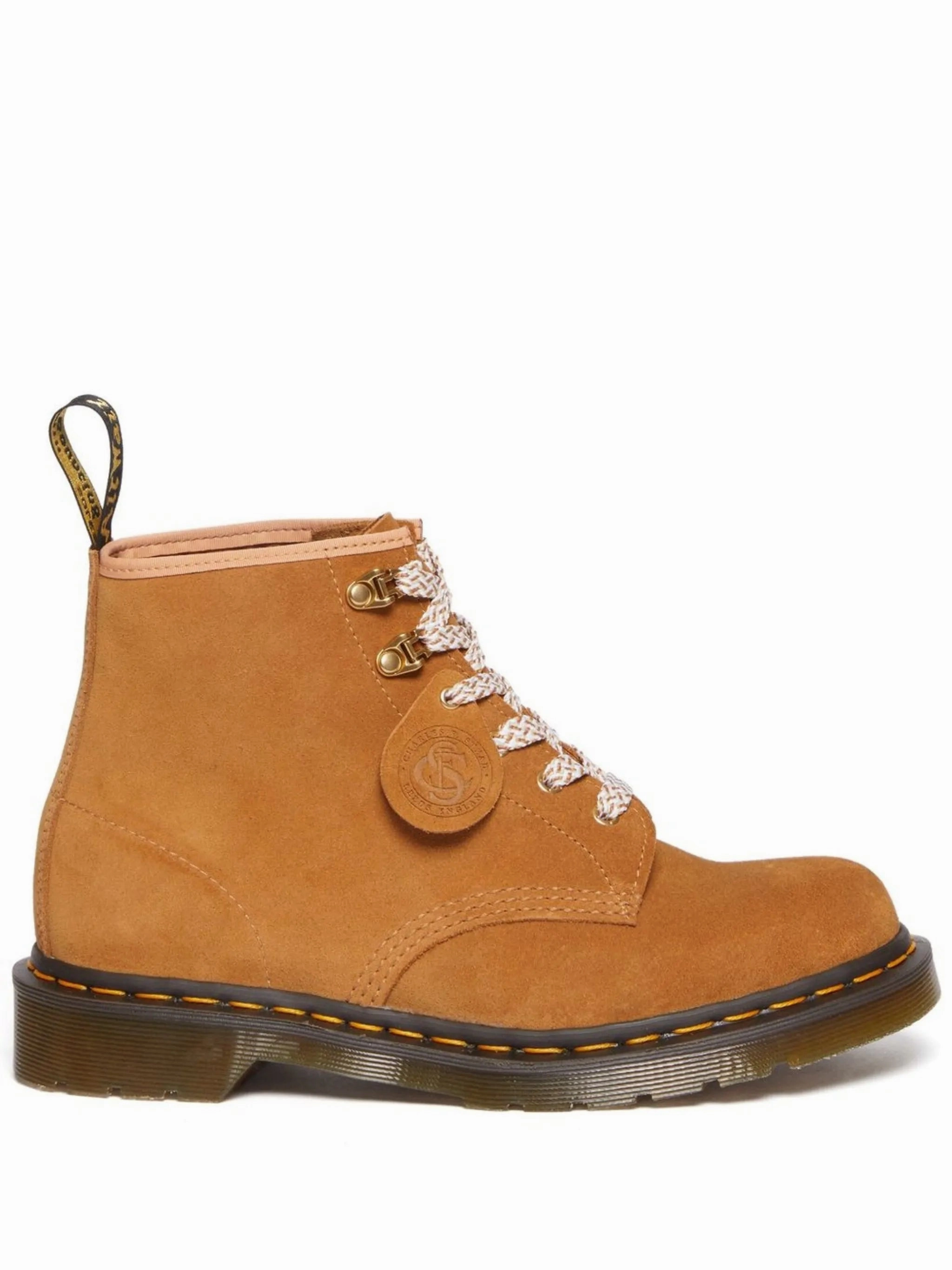 Robberts Boots chunky lace-up suede boots