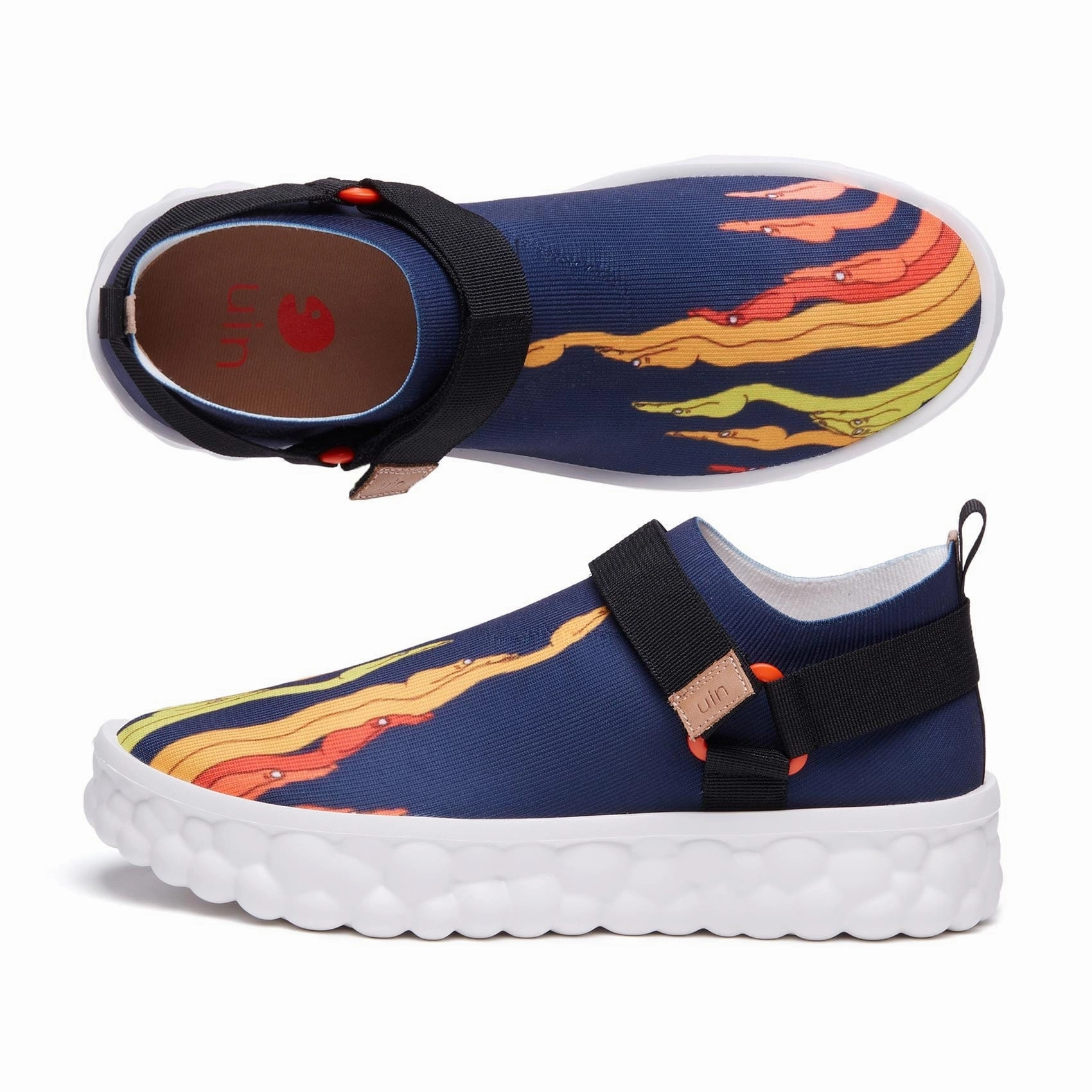 Give Me Fire Las Ramblas III Men Frog Rain Boots