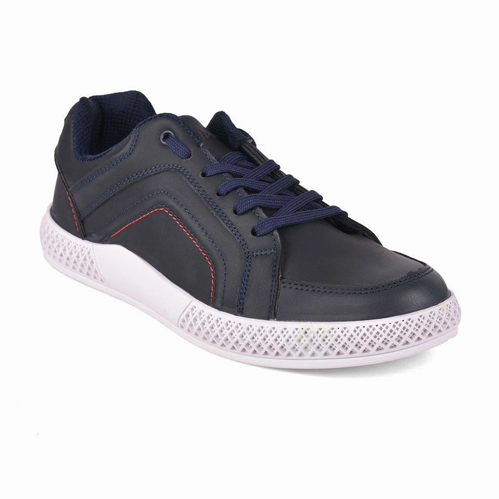Comfortable Casual Gliders Casual Navy Blue Lacing Shoes For Men FELIX-1ME By Liberty