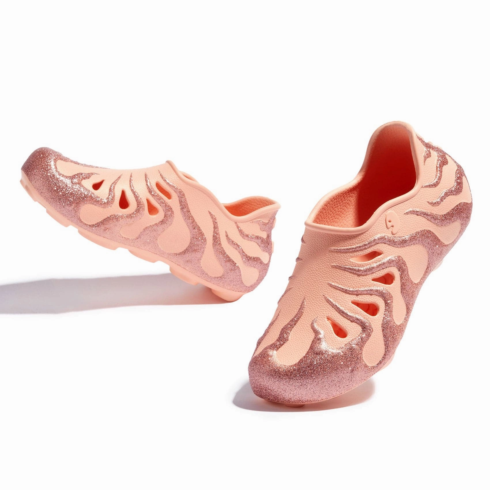 Glitter Pink Octopus II Women Plus Size Sandals For Wide Feet