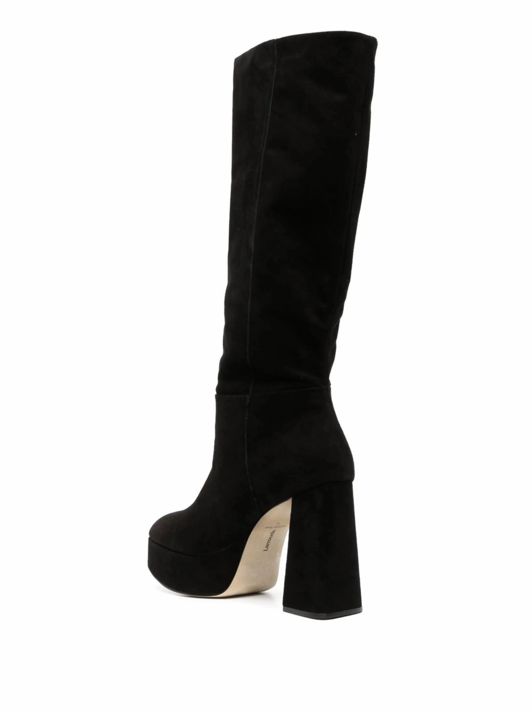 Ostrich Skin Boots Biba knee-length suede boots