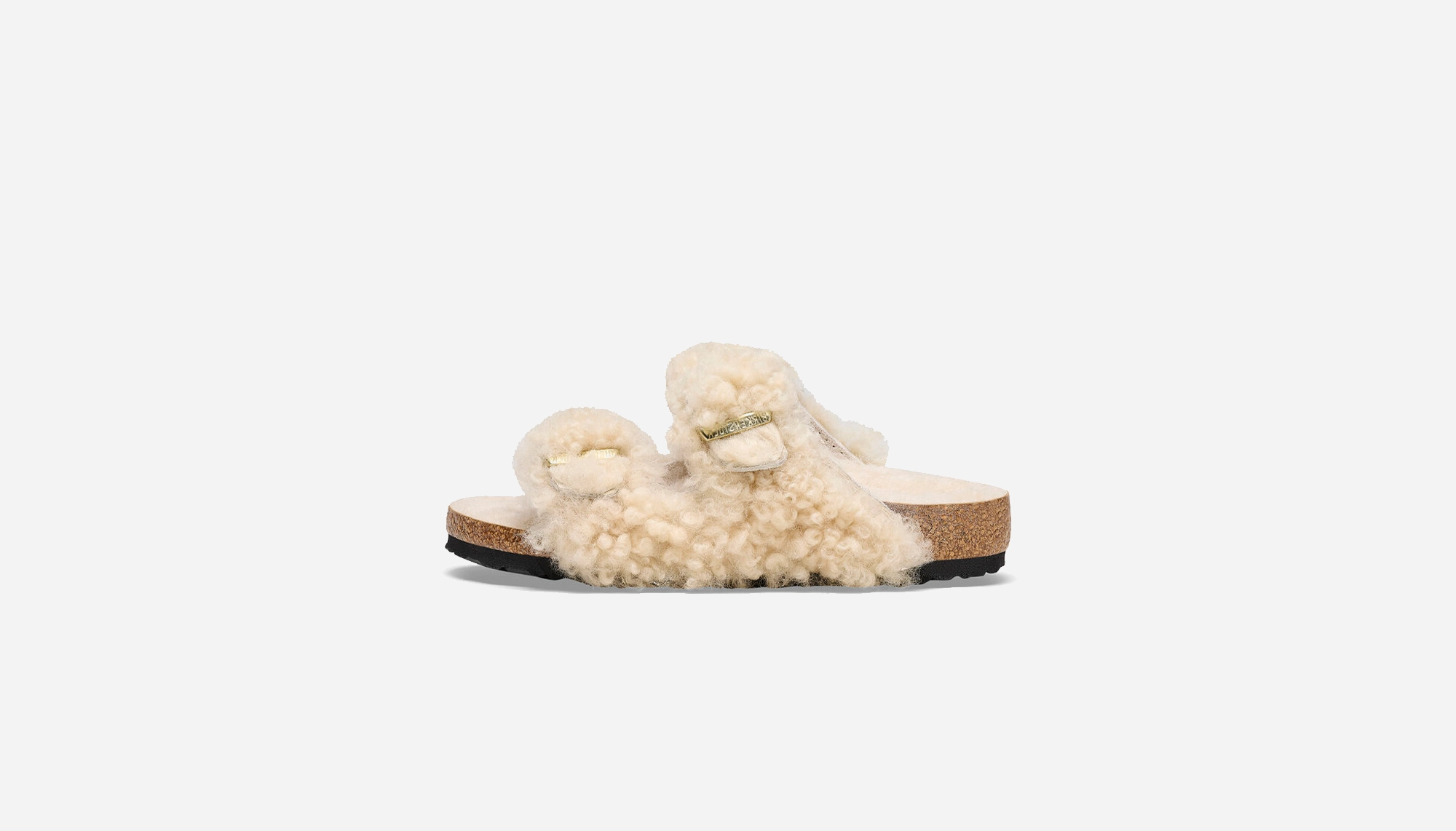 Birkenstock "Arizona Teddy Rivet Logo" K - Teddy Eggshell (Narrow Fit) Sandals Elopement