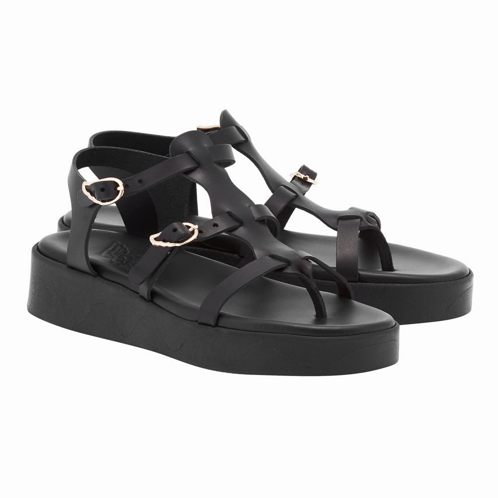 Stretch Sandals Grace Kelly Wave Black
