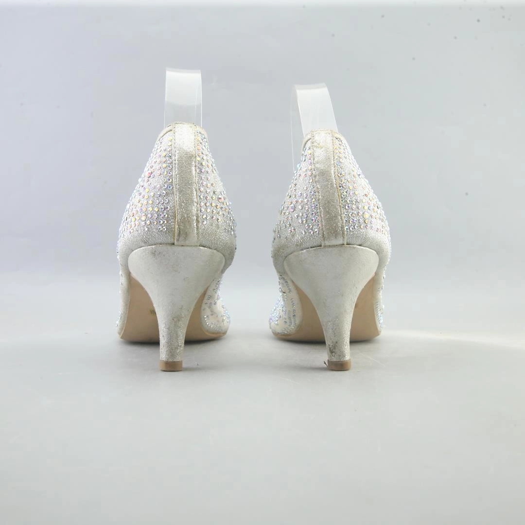 L LORRAINE BETSY Block Heel Knee High Boots Suede