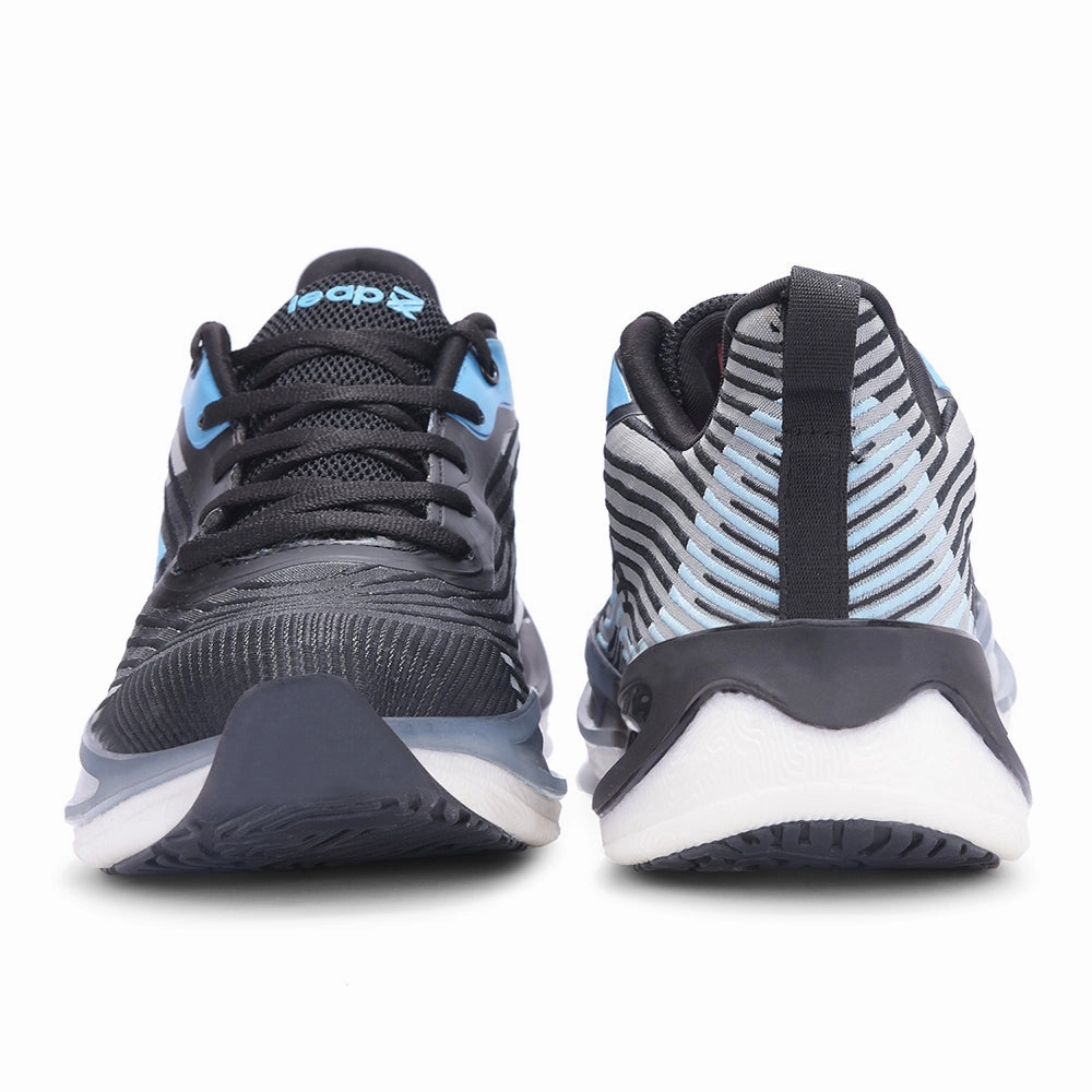 Nmd_r1 V2 Running Shoes Leap7x By Liberty Men RW-09 Black Sports Lacing Shoes