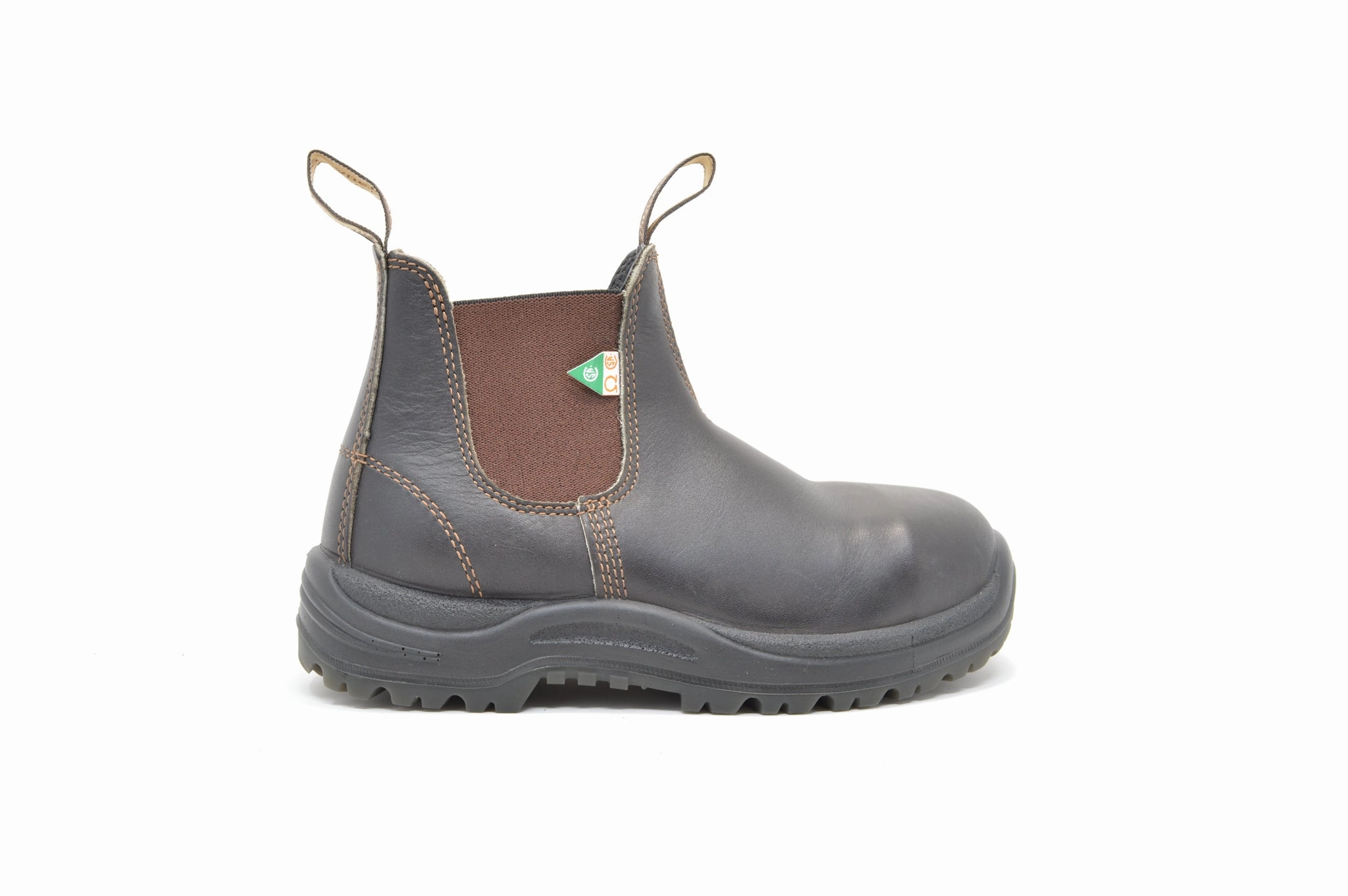 Iron Boots BLUNDSTONE 162 Work & Safety Boot Stout Brown (CSA)