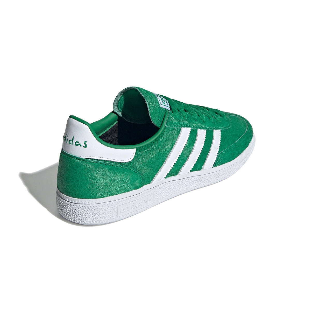 Handball Spezial 'Green White' Adidas Adipower Lifting Shoes
