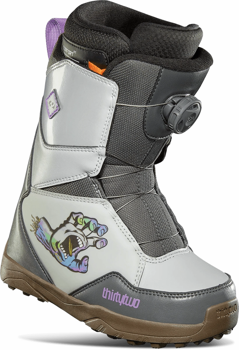 Miron Crosby Boots Thirty-Two Youth Lashed Boa Santa Cruz Edition Snowboard boot 2024