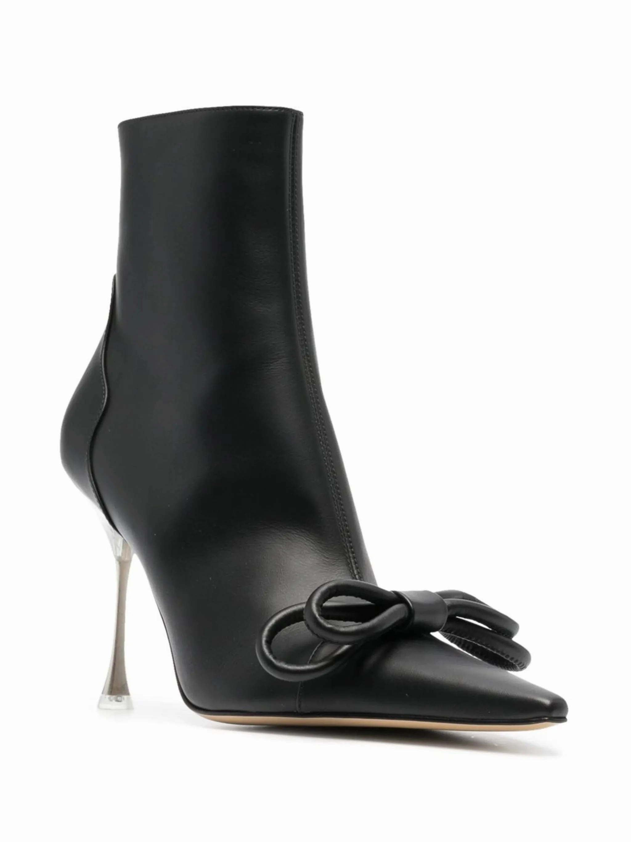 Double Bow 100 mm boots Brown Western Boots