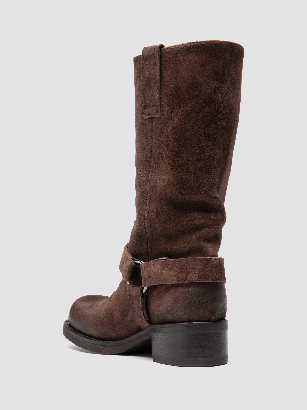 DANA 004 - Brown Suede Pull-On Boots Lightweight Boots