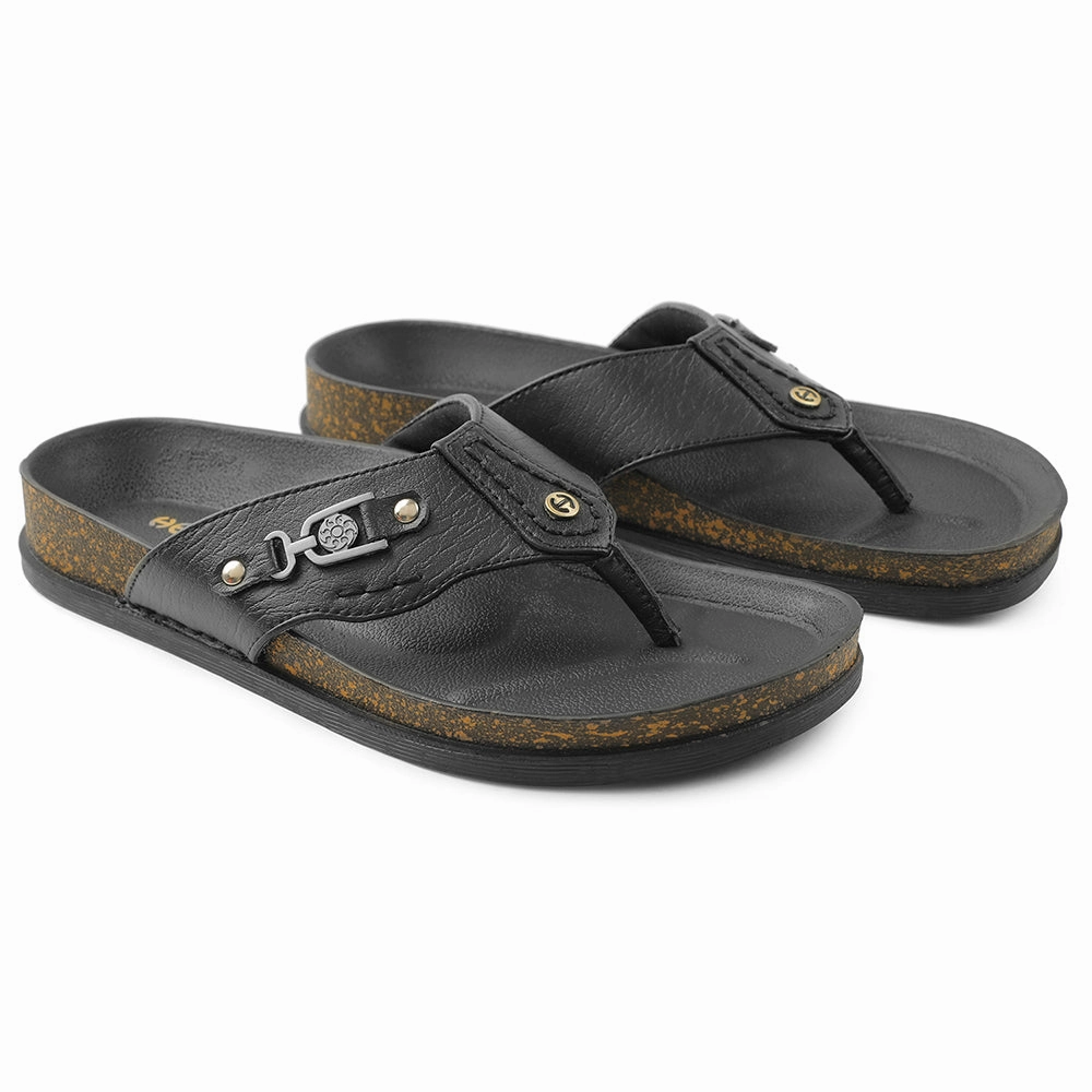 Ruby Slippers Nola Healers Black Casual Slipper For Men CSS-28E By Liberty