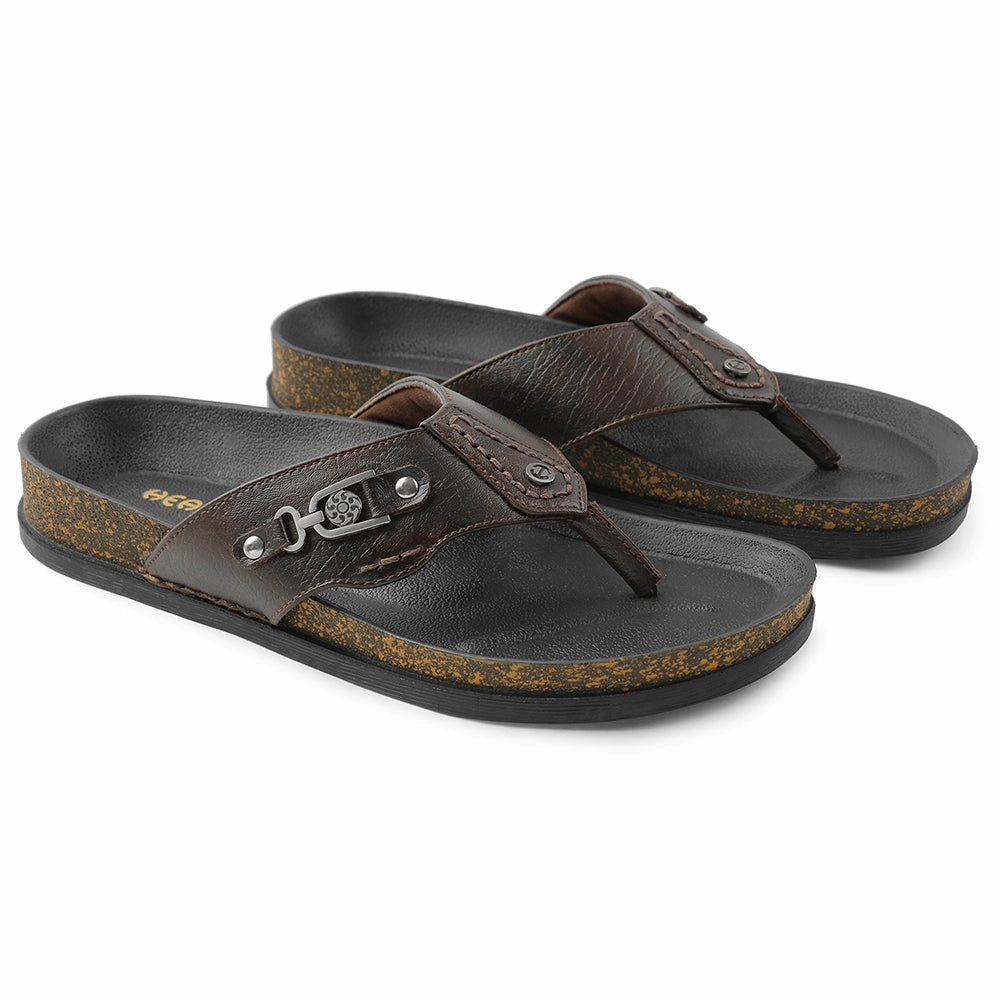 Best Slippers Wirecutter Healers Brown Casual Slipper For Men CSS-28E By Liberty