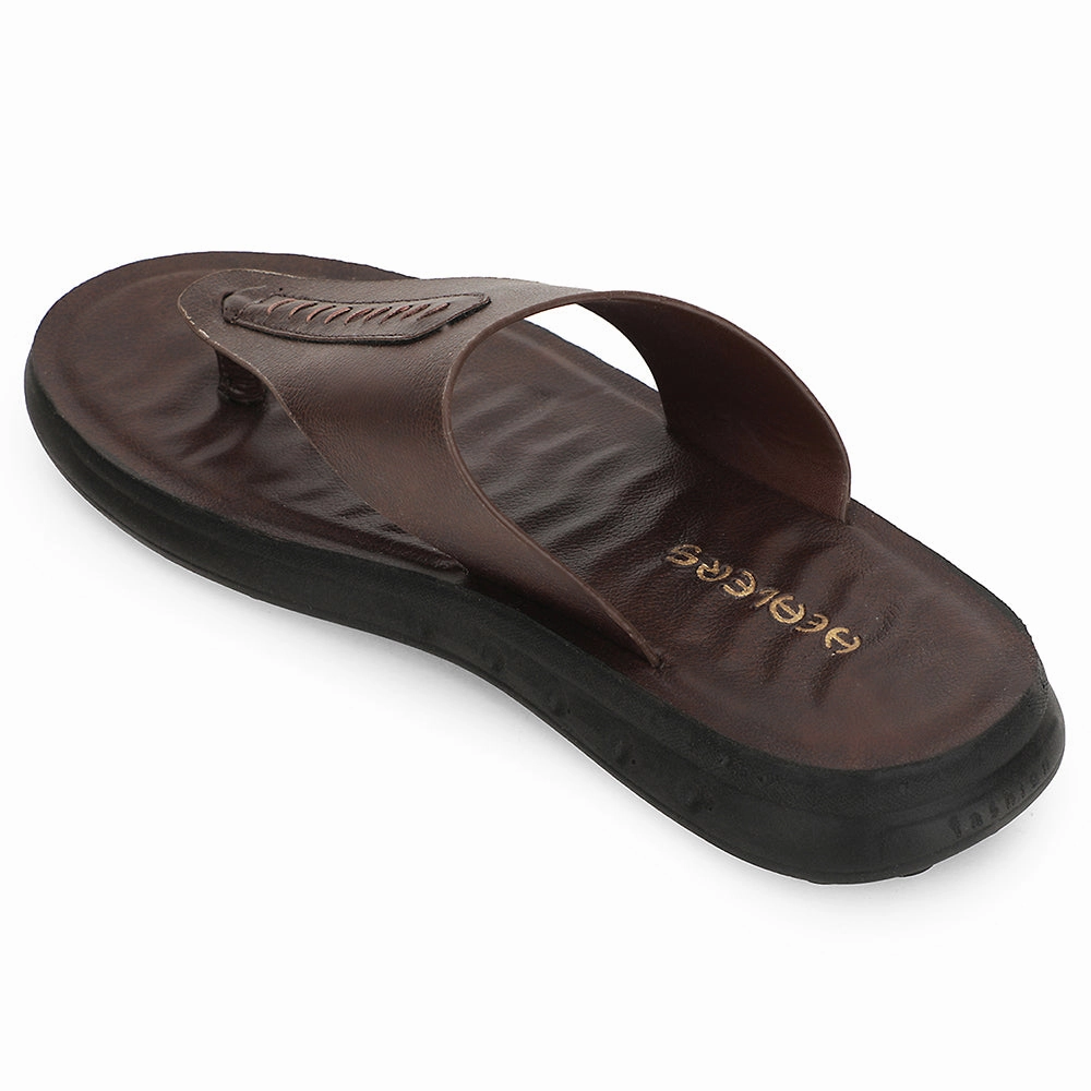 Healers Brown Casual Slipper For Men GHD-82 By Liberty Uhg Slippers