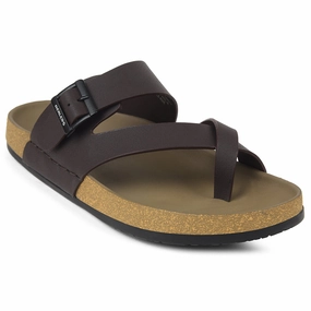 Healers Brown Casual Slipper For Mens AOL-6 By Liberty Railway Slippers