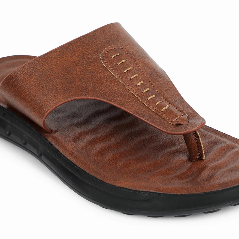 Healers Tan Casual Slipper For Men GHD-82 By Liberty Slippers Reindeer