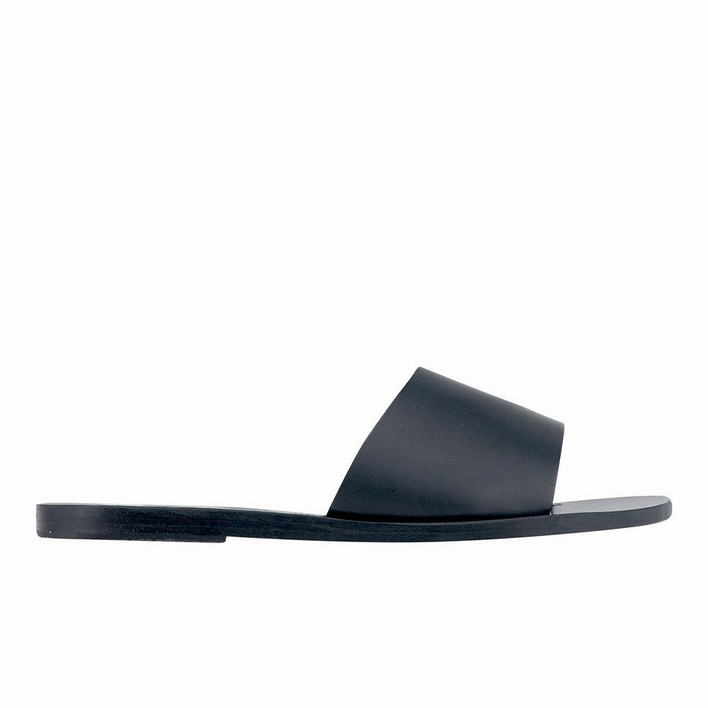 Taygete Black Walking Sandals