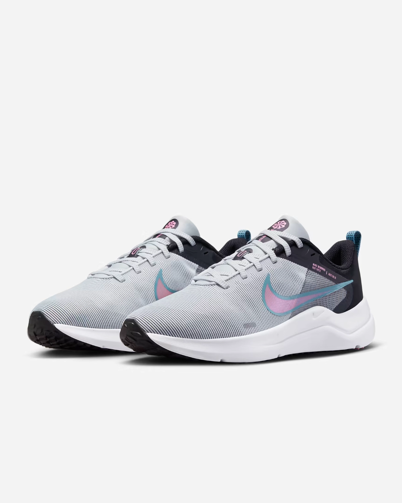 Nike Flat Footed Running Shoes Nike Downshifter 12 DD9294-006 Sneakers Women's Photon Dust Road Running Shoes