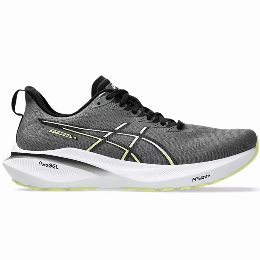 Men's Asics GT-2000 13, Carbon/Black, 9.5 D Medium Asics Fuji Shoes