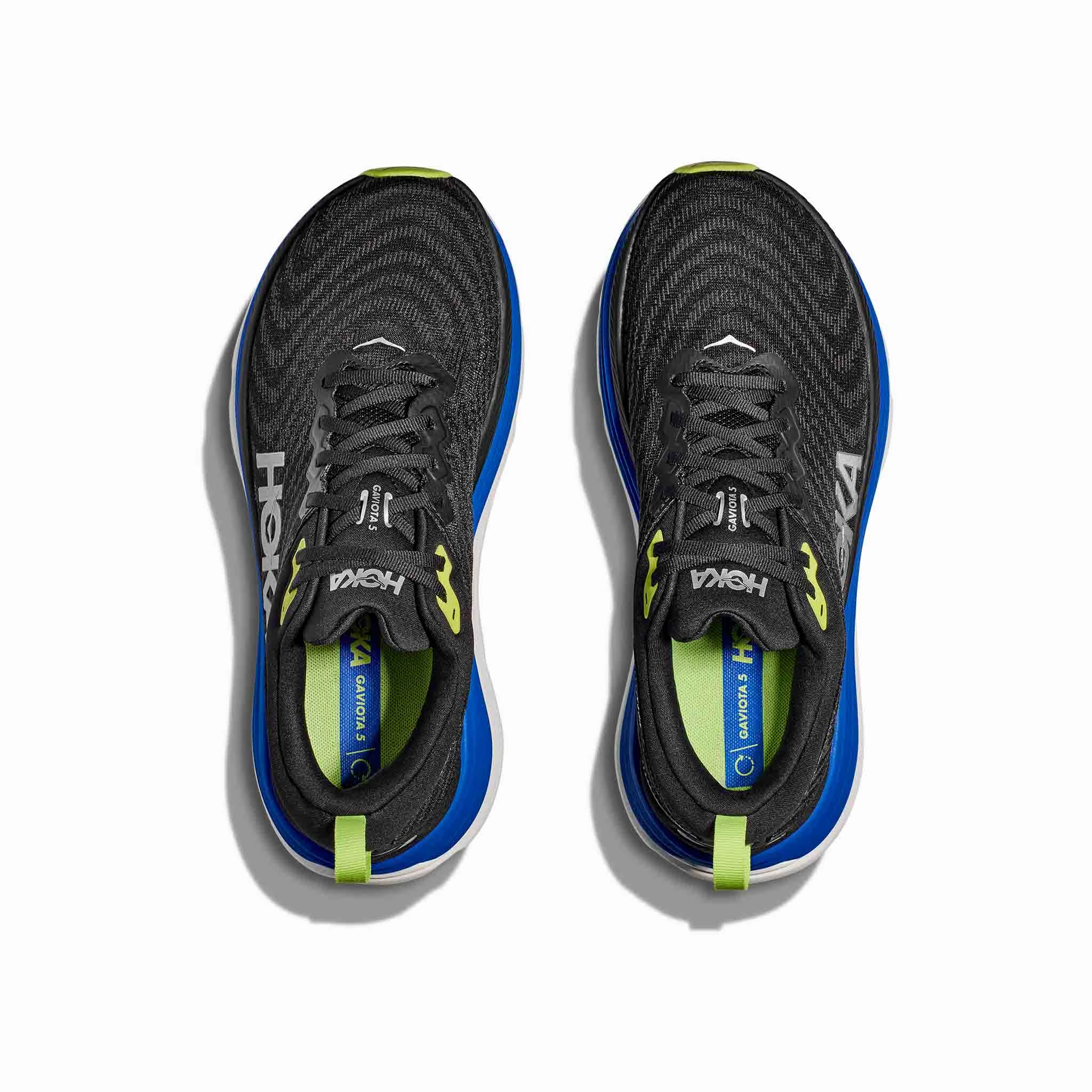 Ebay HOKA | Men's Gaviota 5 Running Shoes - Black/Electric Cobalt