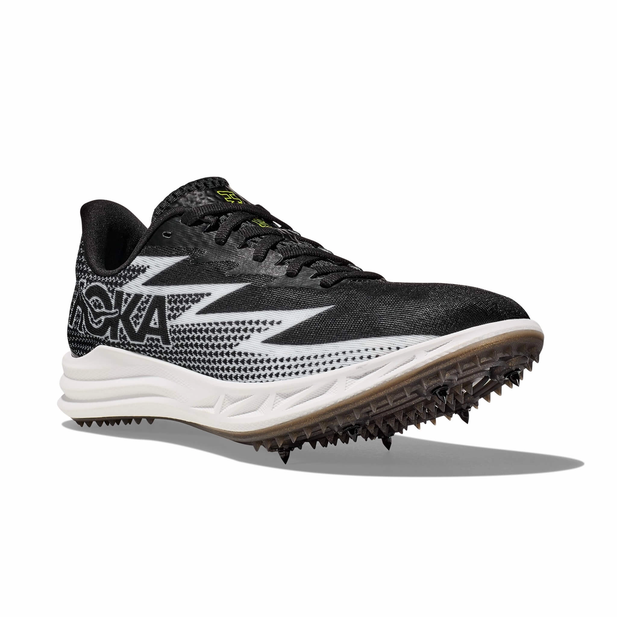 HOKA | Unisex Crescendo MD Running Spikes - Black/White Rocker Bottom