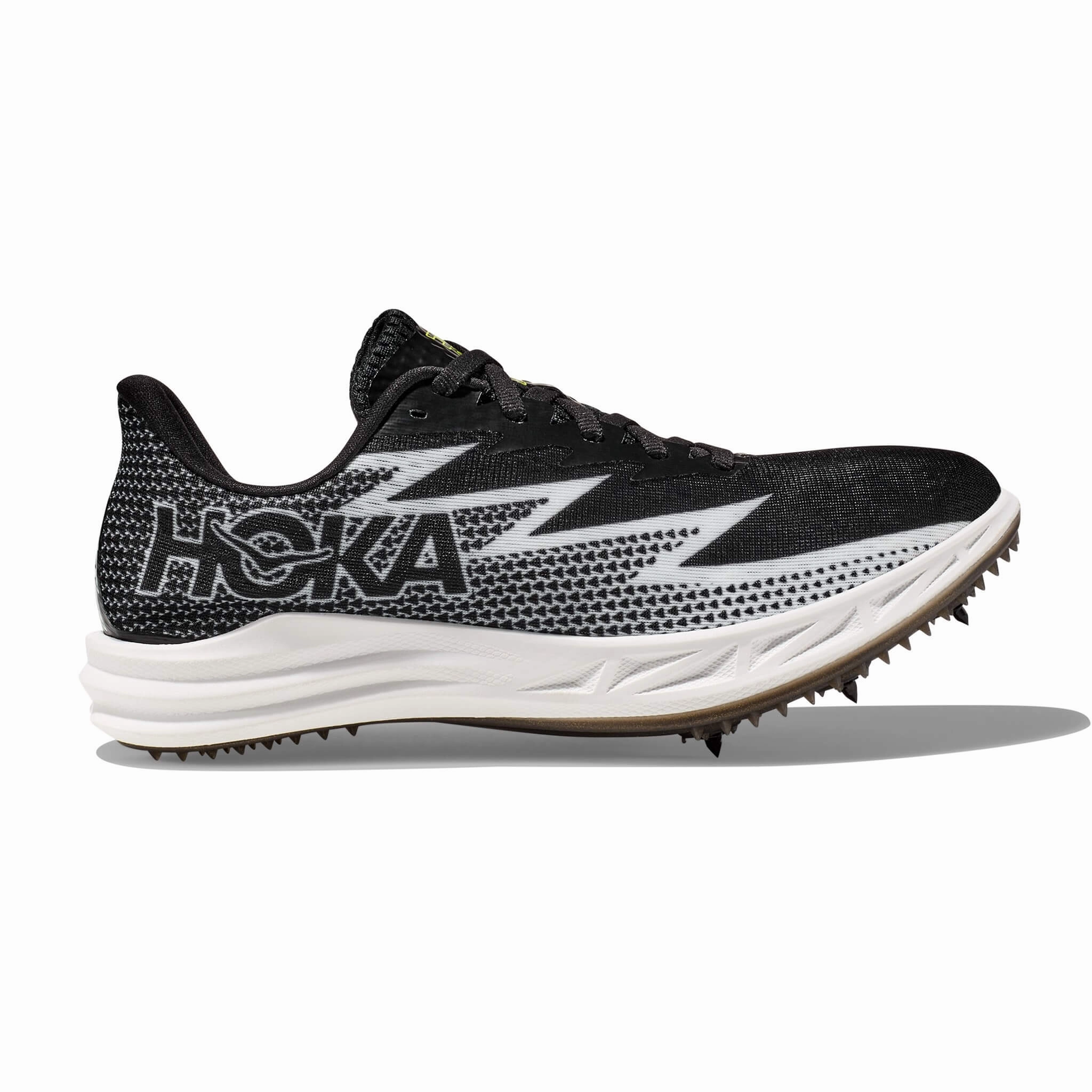 Most Breathable HOKA | Unisex Crescendo MD Running Spikes - Black/White