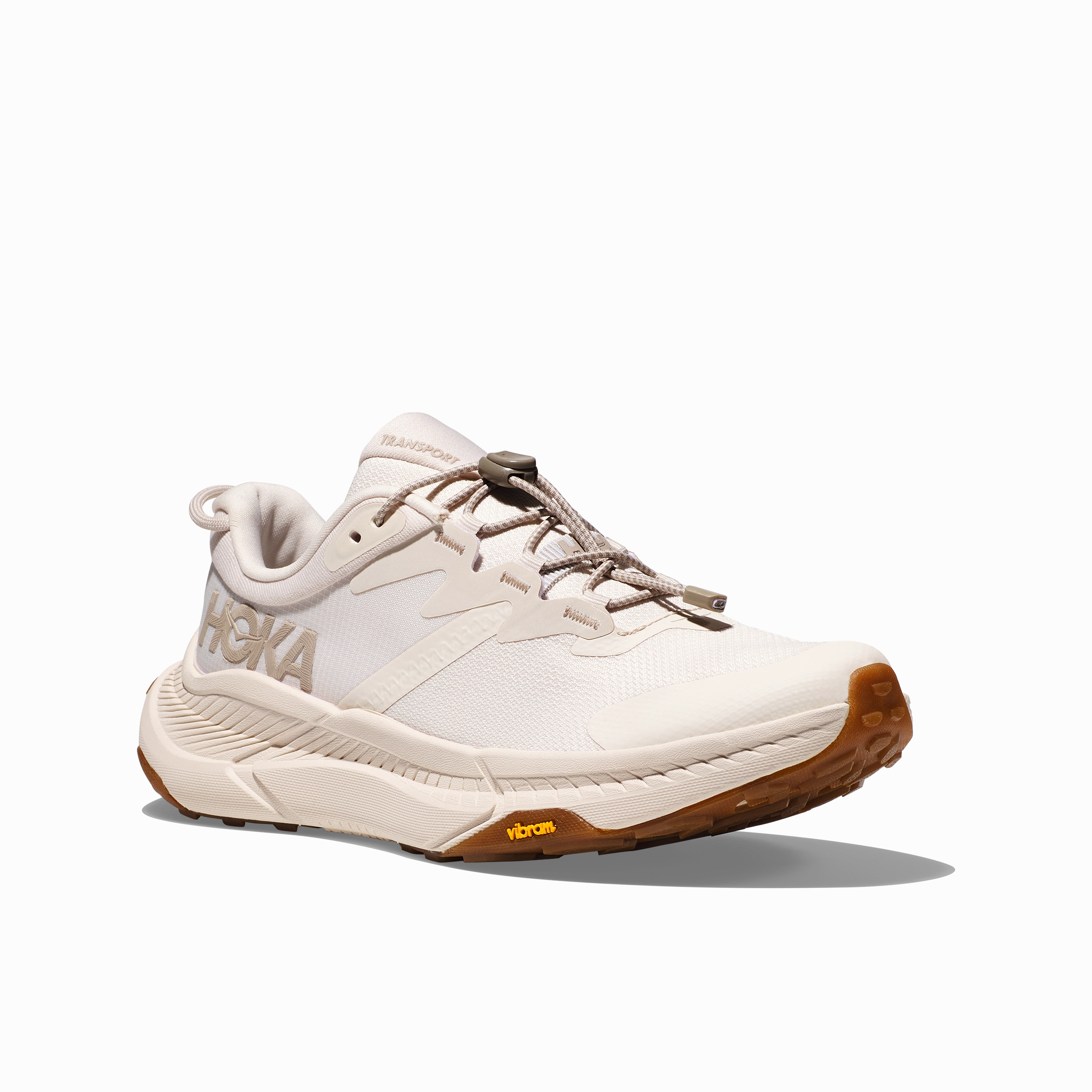 Women's - HOKA Transport - Eggnog/Eggnog Shoes Rincon 4