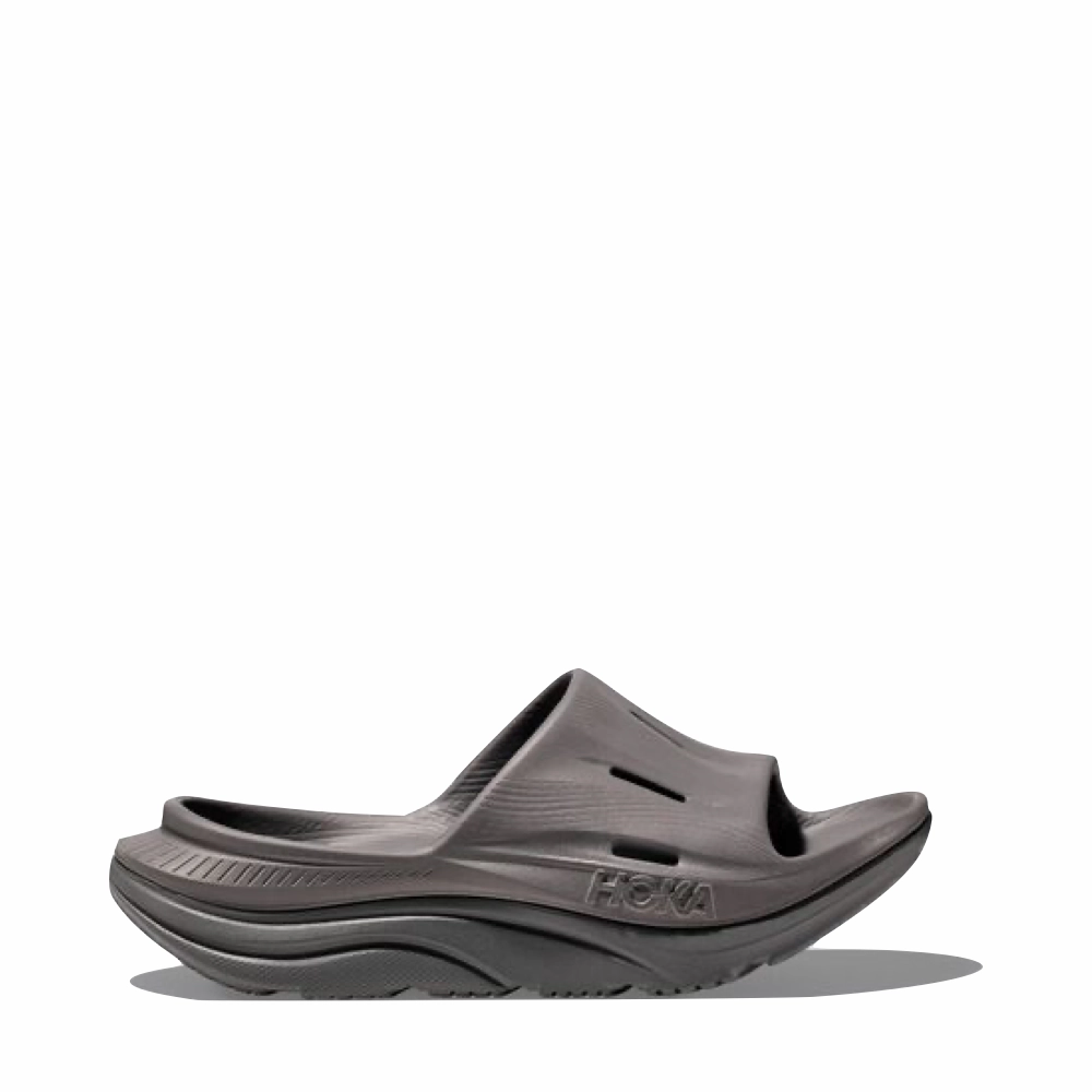 Drop Hoka Ora Recovery Slide 3 Sandal in Grey
