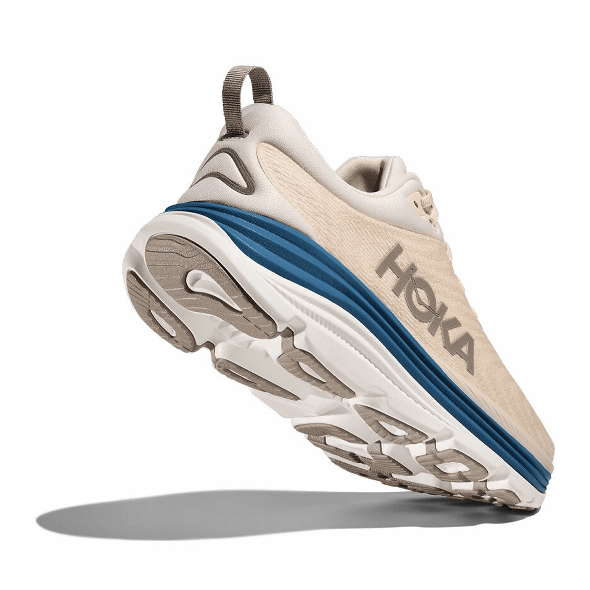 Hoka Gaviota 5 Mens | Birch/Foggy Night Best Shoes For Gym And Running